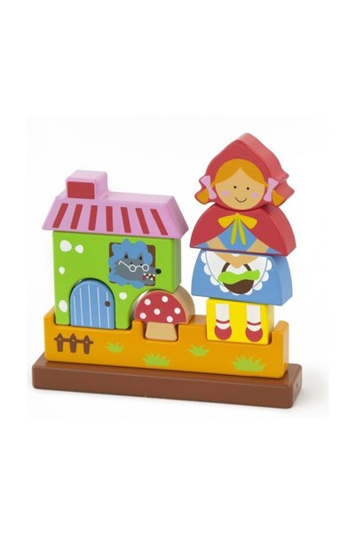Viga Toys Vigatoys 3D Puzzle Block-Red Riding Hood