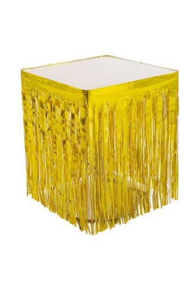 Cansüs Masa Kenarı Eteği Ve Fonsüsü Metalize Altın 4mt