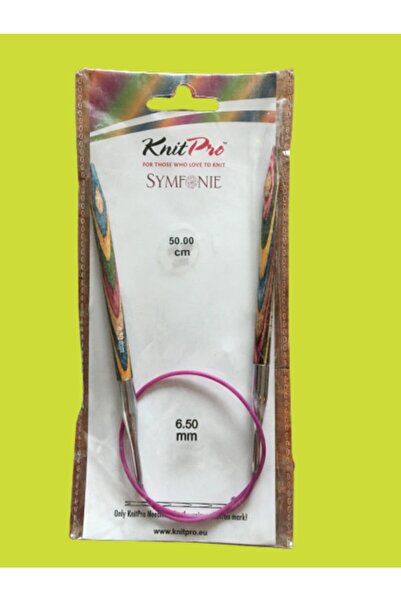 KnitPro Symfonie 6,5 Mm 50 Cm Misinalı Şiş