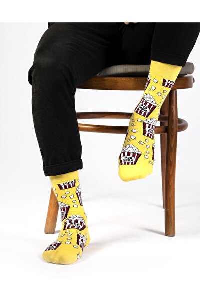 Ozzy Socks Чоловічі шкарпетки з малюнком попкорну