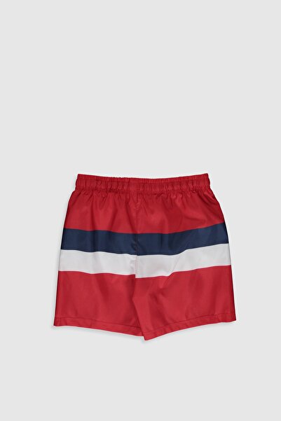 LC Waikiki Erkek Çocuk Canlı Kırmızı Gzx Deniz Şortu