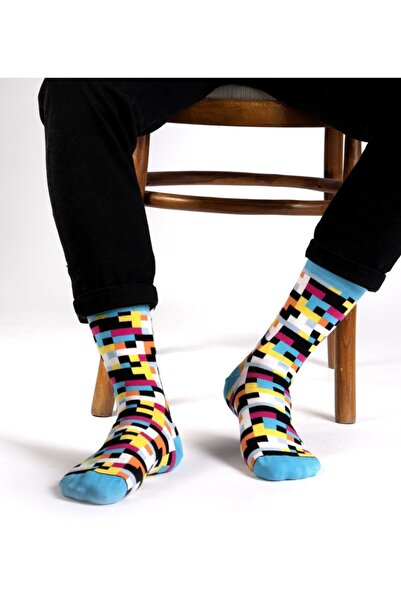 Ozzy Socks Κάλτσες με μοτίβο μπλοκ