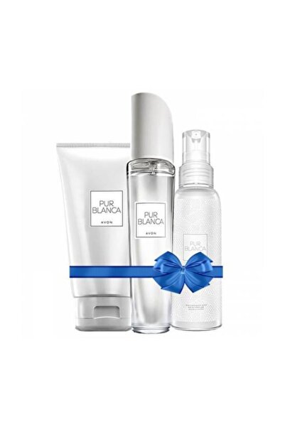 AVON Pur Blanca Kadın Parfüm 50ml. Vücut Spreyi 100ml. Ve Vücut Losyonu 150ml
