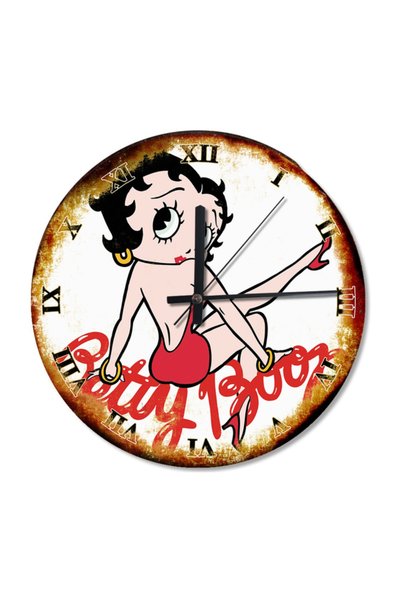 Cakatablo 30 cm Diameter Cartoon Hero Printed Wall Clock