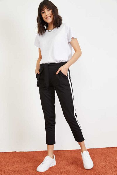 Bianco Lucci Hose - Schwarz - Slim