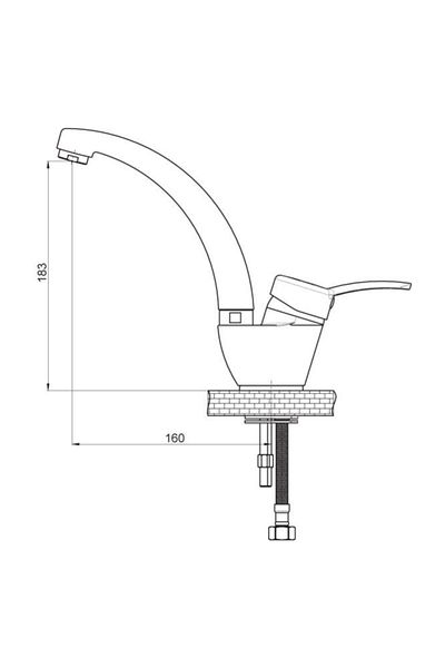GPD Primula Single Body Sink Faucet