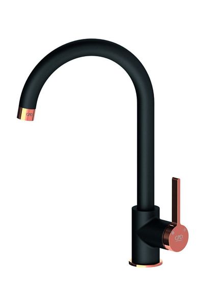 GPD Single Body Sink Faucet Gildo Black Rose Mte165-s