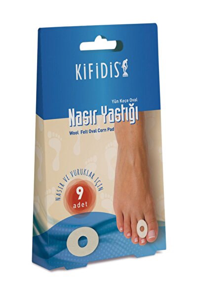 Kifidis 011 Parmak Üstü Oval Nasır Flasteri STD 9 Adet