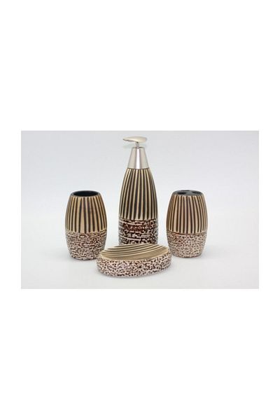 Ün-Ev Ceramic Luxury Bathroom Set of 4