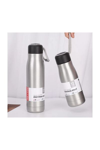 BAYLAR Double Layer Stainless Steel 600 ml Thermos 25.7 cm x 6.8 cm