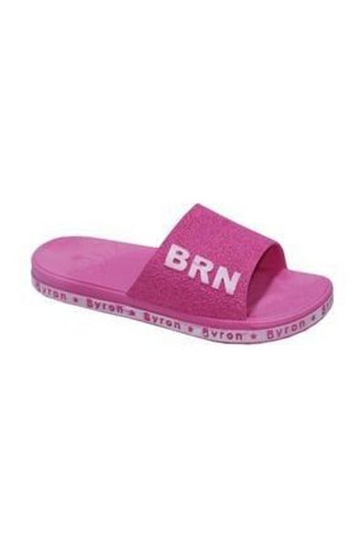 Brn Home Papuci de damă, roz, cu talpă anti-alunecare, papuci de plajă pentru piscină, papuci de zi cu zi