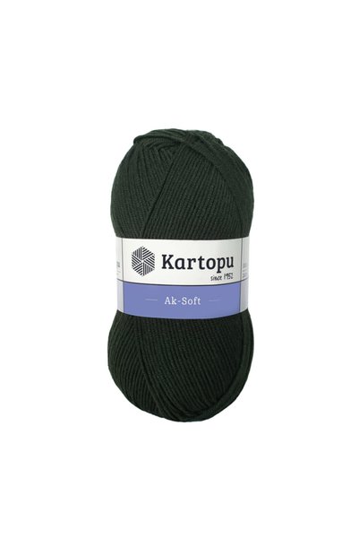 Kartopu Ak-soft K478 Asker Yeşili El Örgü Ipliği 100gr