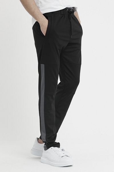 Slazenger Μαύρο Ανδρικό Φούτερ - Oxford - ST17PE001-500