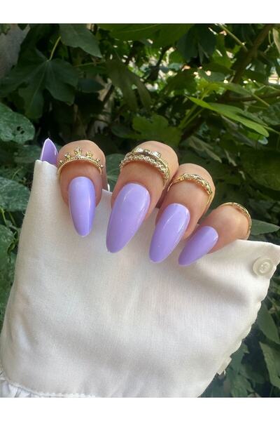 SYBELLE KOZMETİK 24 ADET ALMOND TAKMA TIRNAK