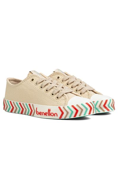 Benetton ®| BN-90624- Beige - Women's Sports Shoes