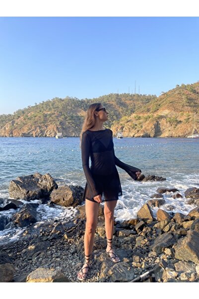 artandroam Blair Black Beach Dress