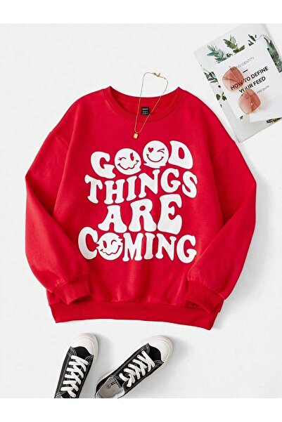 Adrift COD ADR-SHEN EZwear Dopamine Dressing Slogan și desene animate Face Pr...