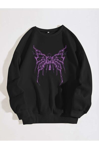 Adrift Hanorac termic KOD ADR-SHEN EZwear cu imprimeu schelet cu umeri picioare