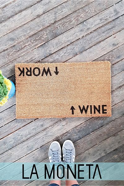 LAMONETA Love Wine Design Bristle Mat