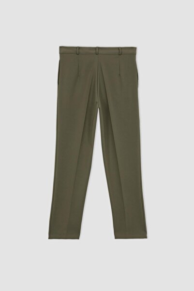 DeFacto Chino kalhoty s vysokým pasem - Regular Fit, rovná noha B1359Ax23Au