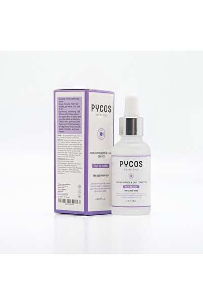 PYCOS COSMETICS سيروم العناية بالبشرة يحتوي على نياسيناميد 10% + حمض الهيالور...