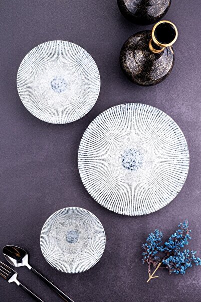 Bambum Lara - 12 Parça Porselen Yemek Takımı Regnum