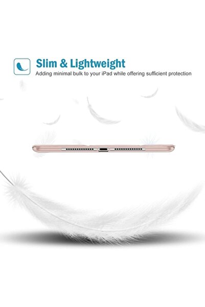 Dolia Apple Ipad 5. 6. Nesil 9.7" 2017 2018 Uyumlu Tablet Kılıfı Smart Standlı Uyku Modlu Slim Kılıf