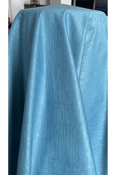 Eys Custom patterned upholstery fabric turquoise