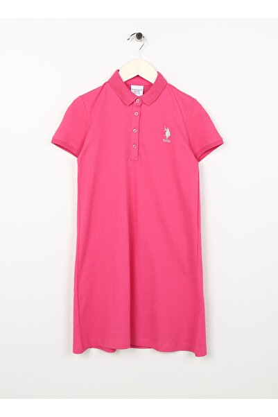 U.S. Polo Assn. U.S. Polo Assn. Обикновена розова поло блуза за момичета GURL...