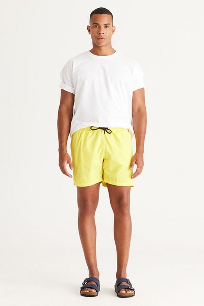 Calvin klein swim shorts yellow sale