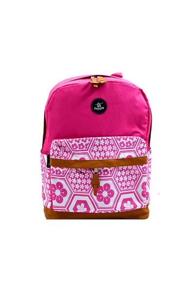 Sentor SN-2020 School Backpack with Laptop Compartment 2 Compartments Pink