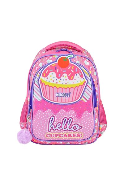 MUGGLE Geantă de școală Cup Cake Pink Mu-7051