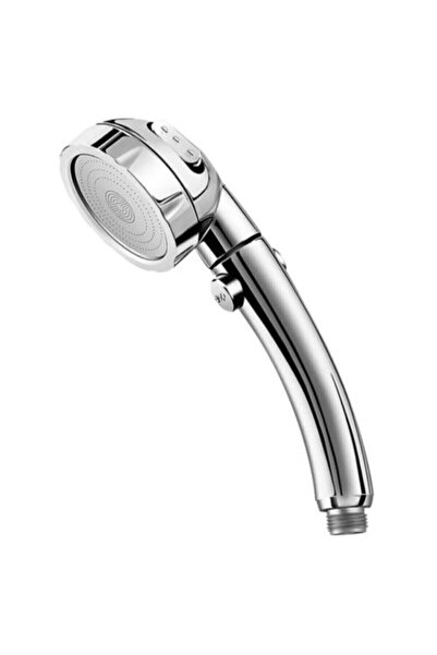 Berev Duş Başlığı Yüksek Basınç Krom 3 Sprey Ayarı Açık/kapalı Durak Anahtarı...