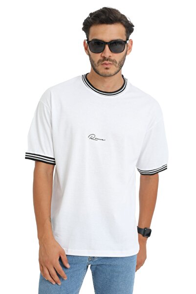 C&C OKULCUNUZ Літня футболка з великим формованим коміром нового сезону унісекс з детальним літнім комірцем