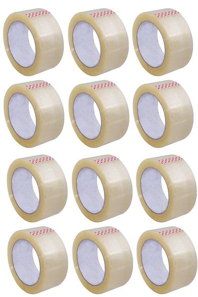 RNL04 12 Transparent Duct Tapes (70x100 m)