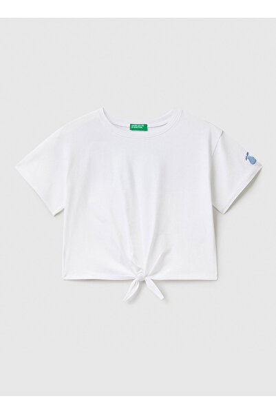 Benetton T-Shirt, 8-9 Yaş, Beyaz