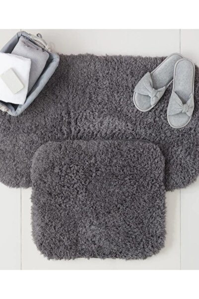 Home ANTRASİT Banyo Paspası Küçük Boy 50x80+45x50 Cm