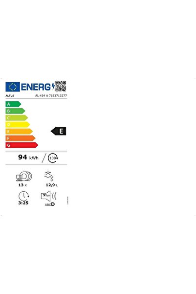 Altus AL 434 A 4 Programlı Bulaşık Makinesi