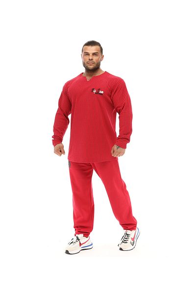 Big Sam Men's Burgundy Winter Sweatshirt 4711