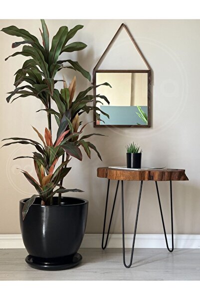 odka 20litre Klasik Saksı Tabaklı 30cmx30cm Siyah