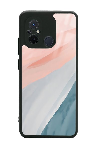 Spoyi Xiaomi Redmi 12C Glossy Phone Case with Watercolor Design