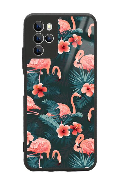 Spoyi Omix X700 Flamingo Leaf Design Glossy Phone Case