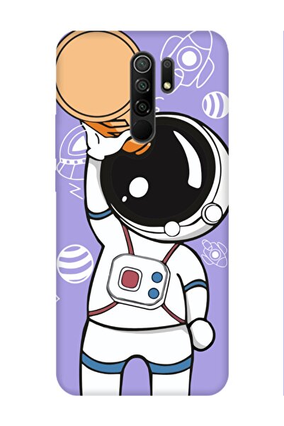 frondcase حافظة هاتف ريدمي 9 رائد الفضاء ليلك