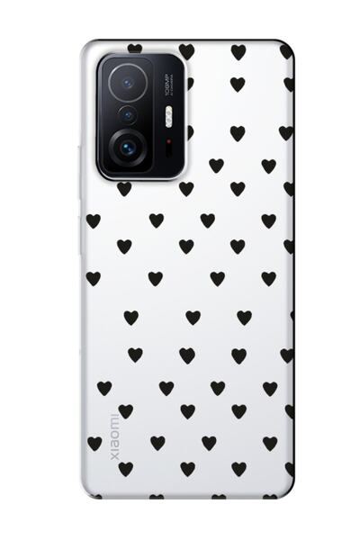 frondcase حافظة هاتف شفافة لهاتف Xiaomi Mi 11T قلوب صغيرة