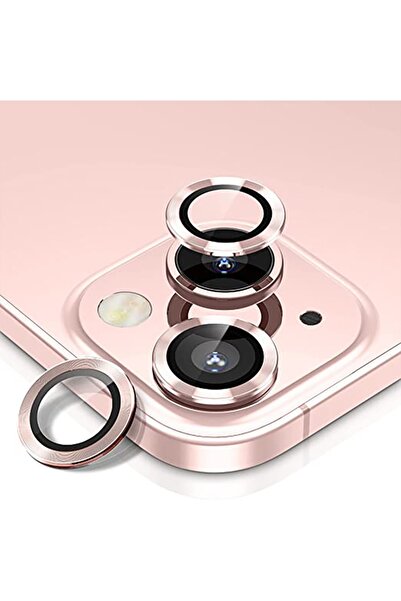 G-NEXT واقي عدسة الكاميرا المتوافق مع هاتف Apple iPhone 14/14 Plus - وردي