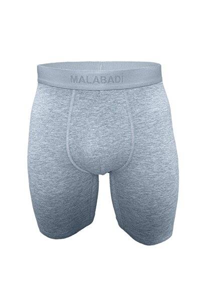 Malabadi Black Men's Long Leg Modal Boxer 019