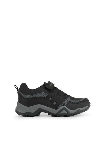 Slazenger Παιδικά Χειμερινά Αδιάβροχα Αντιολισθητικά Θερμο Σόλα Άνετα Δερμάτινα Μαύρα Αθλητικά Παπούτσια