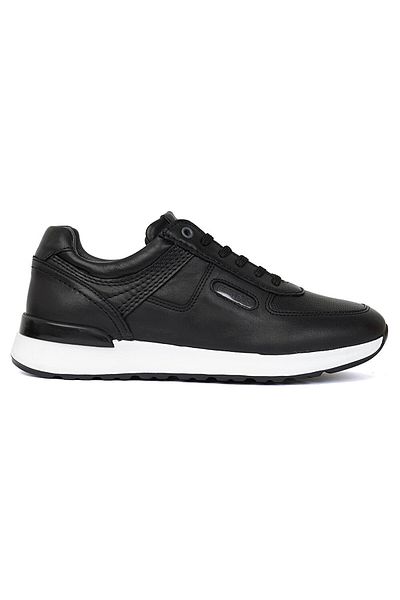 Greyder 14191 Μοντέλο Μαύρο Δερμάτινο Ανδρικό Sneaker - Αθλητικά Παπούτσια