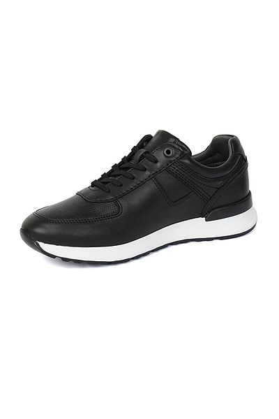 Greyder 14191 Μοντέλο Μαύρο Δερμάτινο Ανδρικό Sneaker - Αθλητικά Παπούτσια