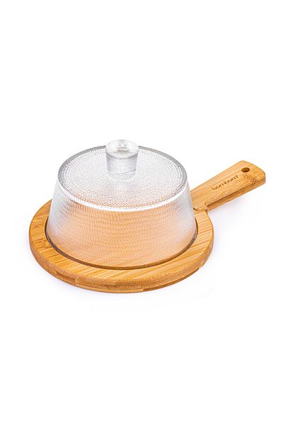 Bambum Hira - 2 Piece Cheese Serving Set with Bamboo Handle